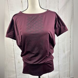 ‼️final must bundle‼️ Adidas Burgundy Short Sleeve Athletic Women’s Top Tunic